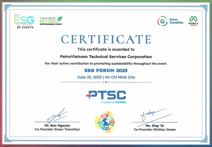 PTSC đồng hành cùng Diễn đàn ESG 2025”
