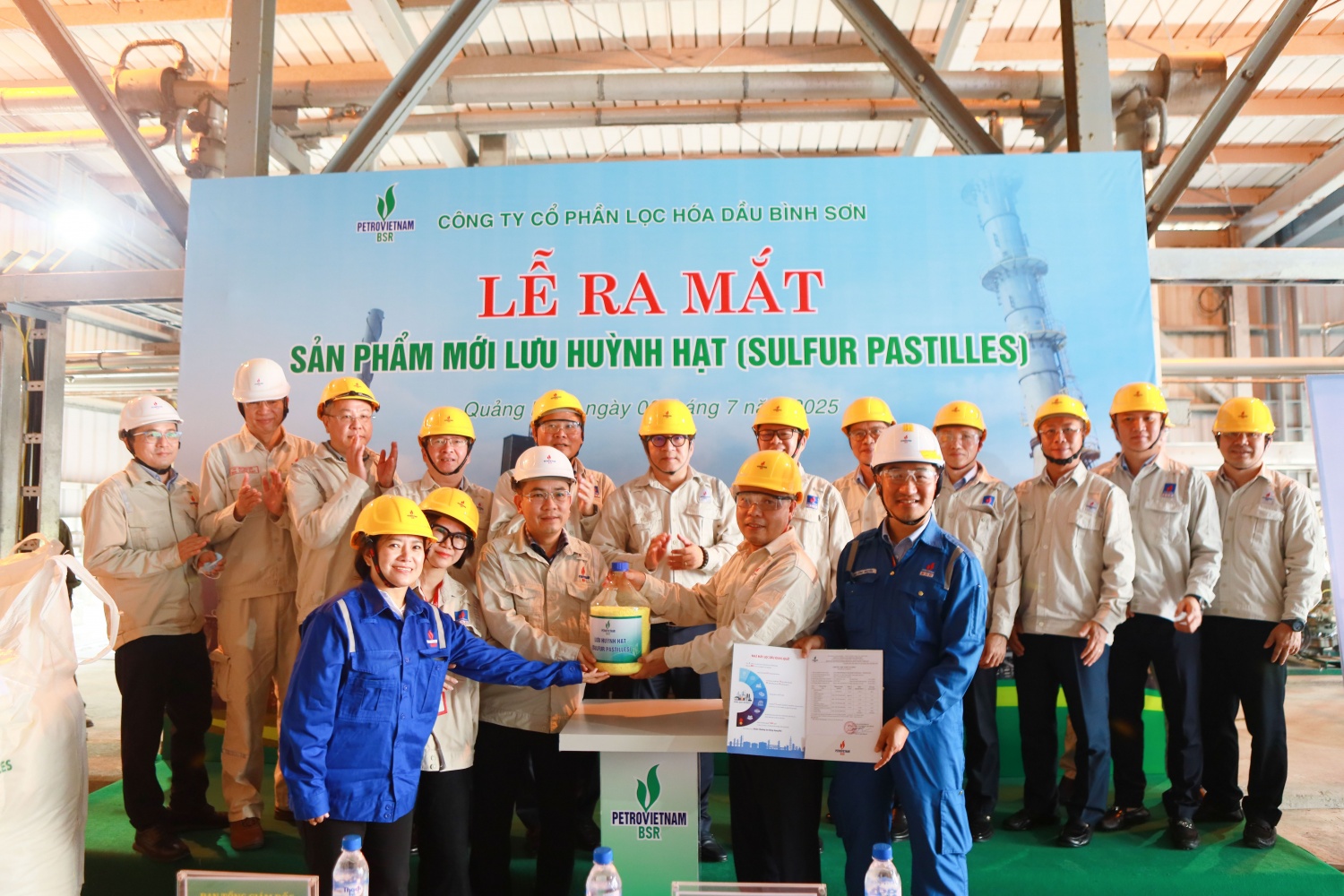 BSR chính thức ra mắt sản phẩm lưu huỳnh hạt: Bước tiến mới trong tối ưu hóa sản phẩm”
