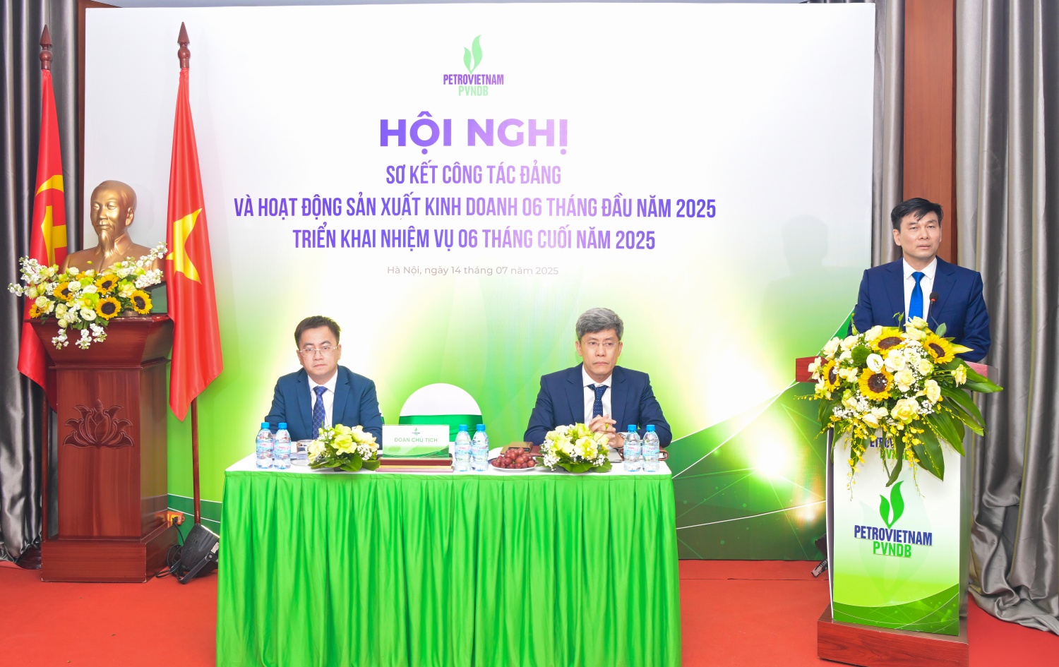 PVNDB sơ kết công tác Đảng và hoạt động SXKD 6 tháng đầu năm 2025”