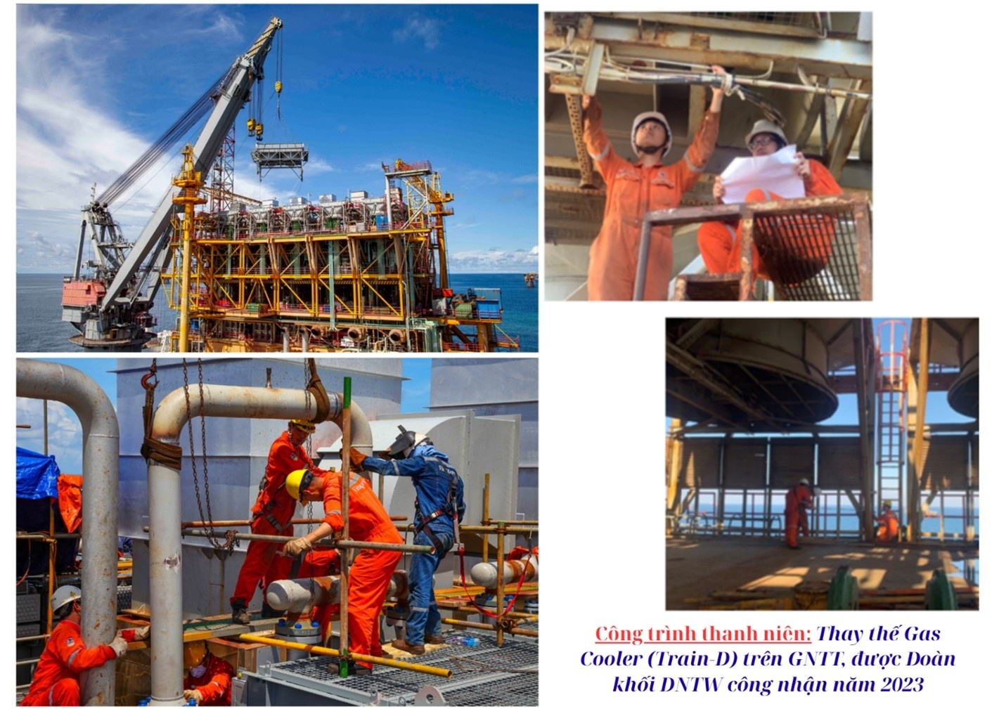 Đoàn Thanh niên XN Khí (Vietsovpetro): Sức trẻ đồng hành cùng dòng khí vươn xa”