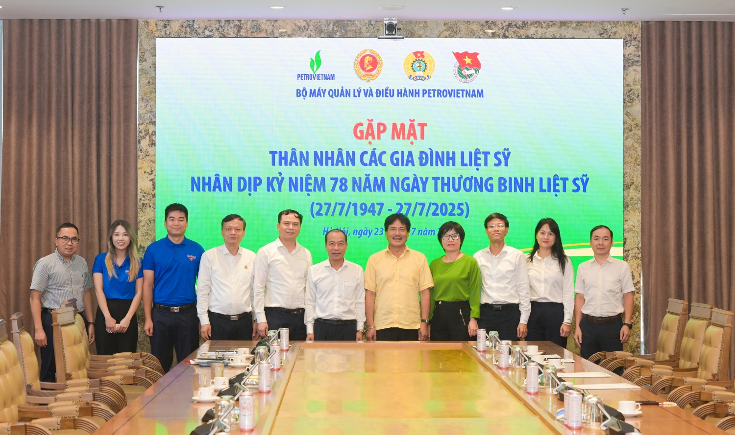 Petrovietnam gặp mặt, tri ân thân nhân gia đình liệt sĩ BMQL&ĐH Tập đoàn”