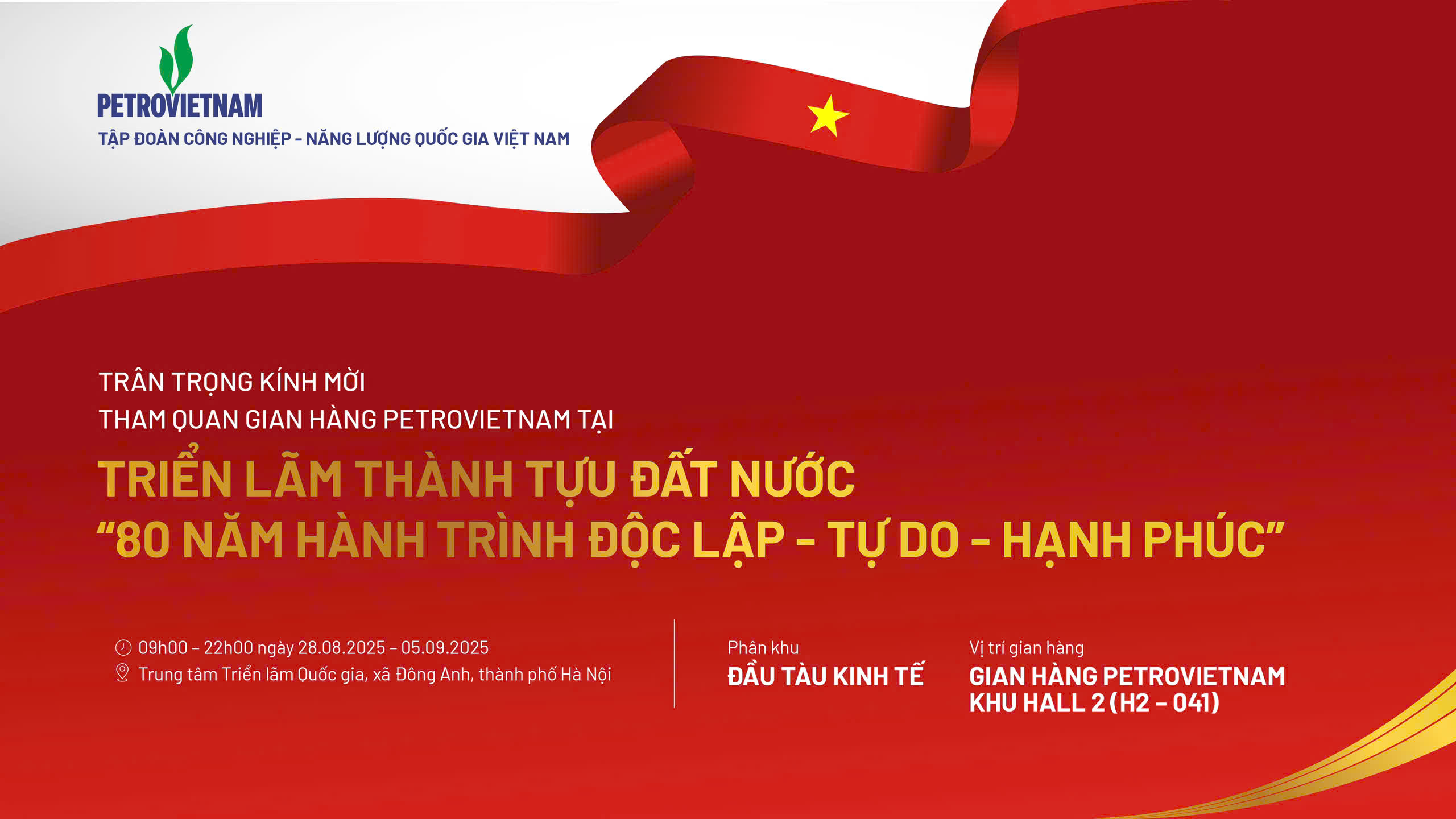 Petrovietnam tham gia Triển lãm Thành tựu Đất nước 2025: Giữ lửa di sản – Kiến tạo năng lượng quốc gia”