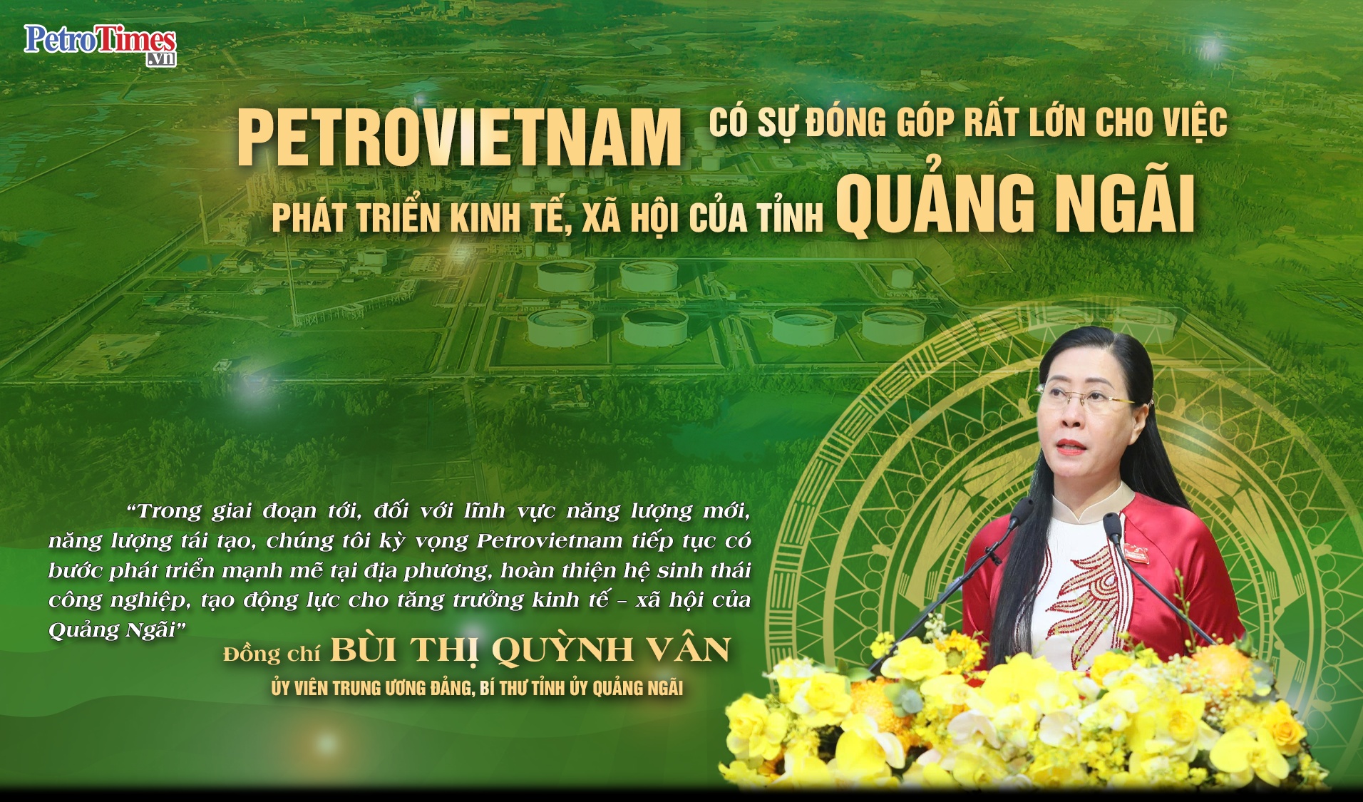 [P-Magazine] Petrovietnam có sự đóng góp rất lớn cho việc phát triển kinh tế, xã hội của tỉnh Quảng Ngãi”