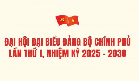[INFOGRAPHIC] Đại hội đại biểu Đảng bộ Chính phủ lần thứ I, nhiệm kỳ 2025 - 2030”