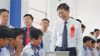 [VIDEO] Petrovietnam khánh thành phòng thực hành giáo dục STEM Trường THPT Võ Văn Kiệt (Cà Mau)