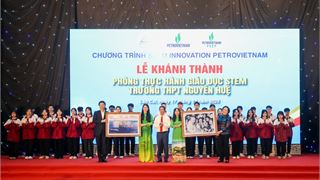 Petrovietnam tài trợ phòng STEM cho THPT Nguyễn Huệ (Lào Cai), góp phần chuẩn bị nguồn nhân lực chất lượng cao