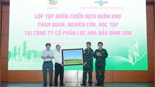 NMLD Dung Quất - Điểm sáng công nghiệp và bảo đảm an ninh quốc phòng