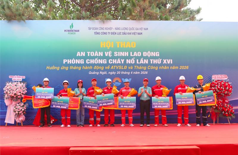 Sôi động và kịch tính tại hội thao ATVSLĐ, PCCN lần thứ XVI của PV Power