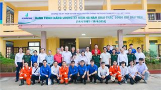 [Chùm ảnh] Trở về cội nguồn: Ghi dấu 45 năm hành trình khai thác dòng khí đầu tiên
