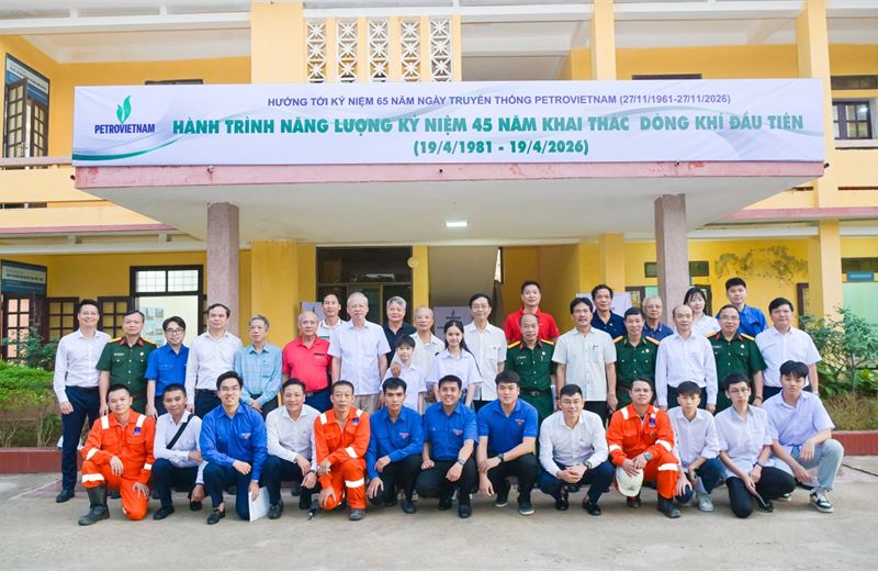 [Chùm ảnh] Trở về cội nguồn: Ghi dấu 45 năm hành trình khai thác dòng khí đầu tiên