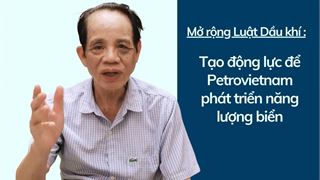 TS. Ngô Đức Lâm: Mở rộng Luật Dầu khí tạo động lực để Petrovietnam phát triển năng lượng biển