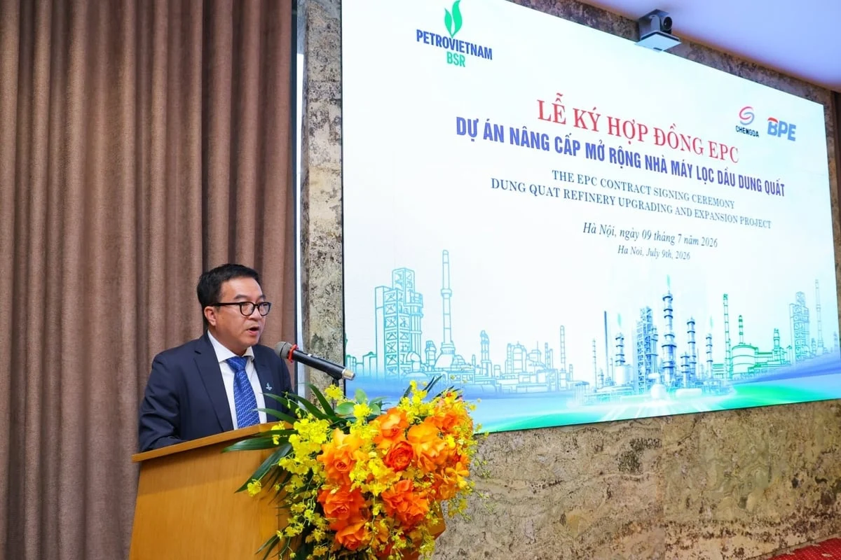 BSR General Director Nguyen Viet Thang: The Dung Quat Refinery Upgrade and Expansion Project not only meets immediate development requirements but is also a strategic step to enhance BSR's competitiveness for many decades to come. Photo: PVN.
