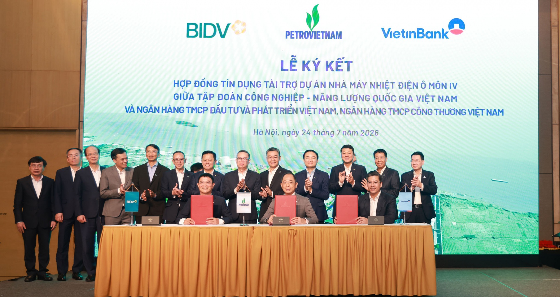 BIDV, VietinBank sign $281-million credit deal for O Mon IV power plant