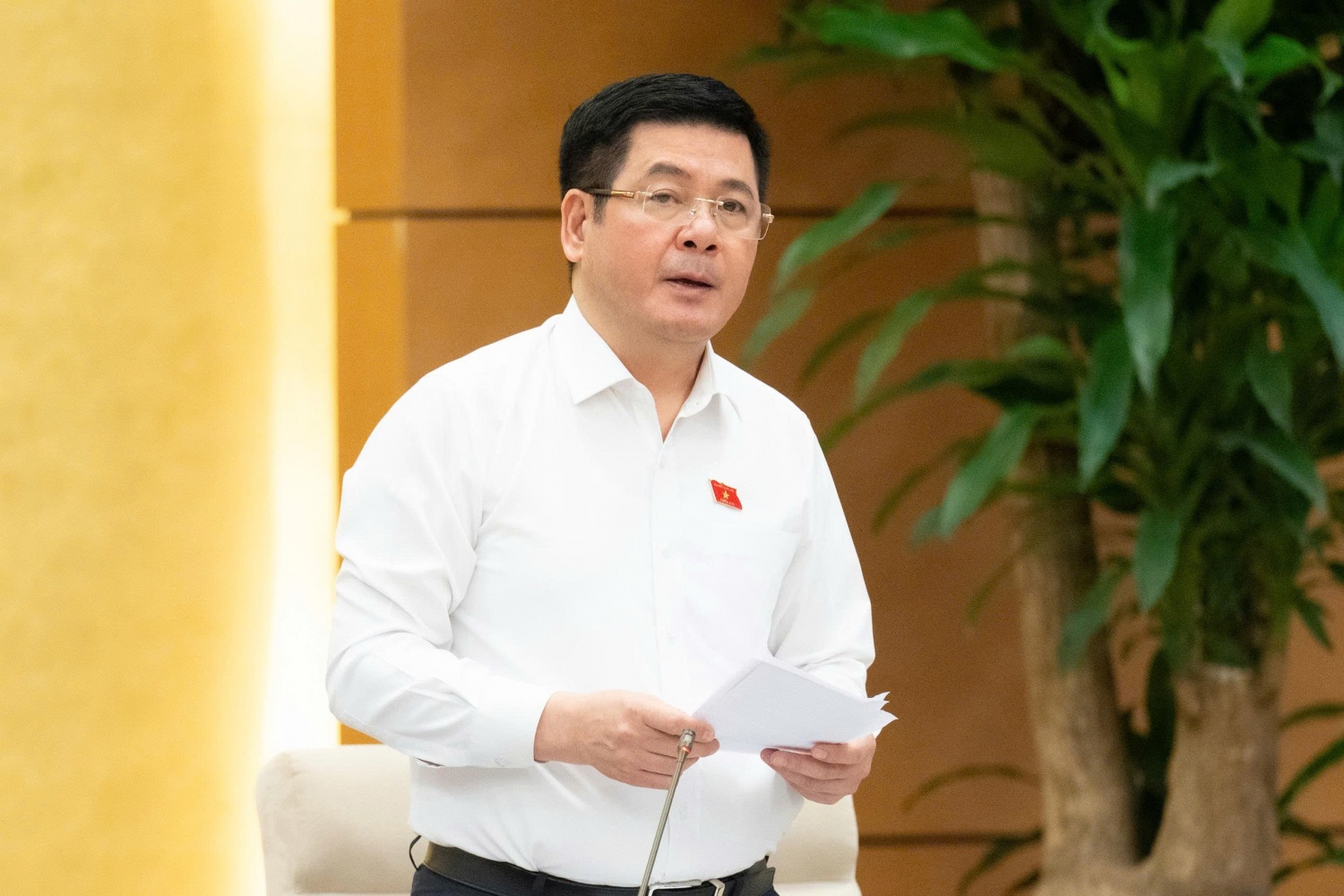 Phó Chủ tịch Quốc hội Nguyễn Hồng Diên kết luận phiên họp