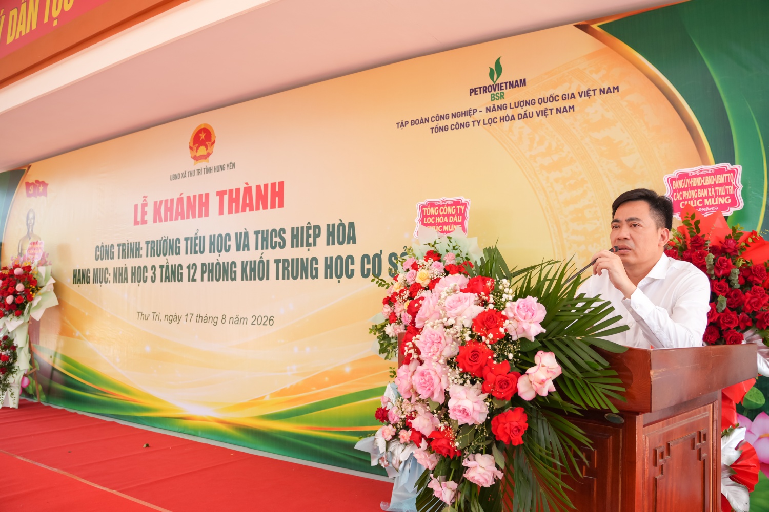 Ông Nguyễn Ngọc Quỳnh - Thành viên HĐQT BSR: Là thành viên của PETROVIETNAM, BSR không chỉ sản xuất kinh doanh và bảo đảm an ninh năng lượng quốc gia mà luôn chú trọng trách nhiệm xã hội.