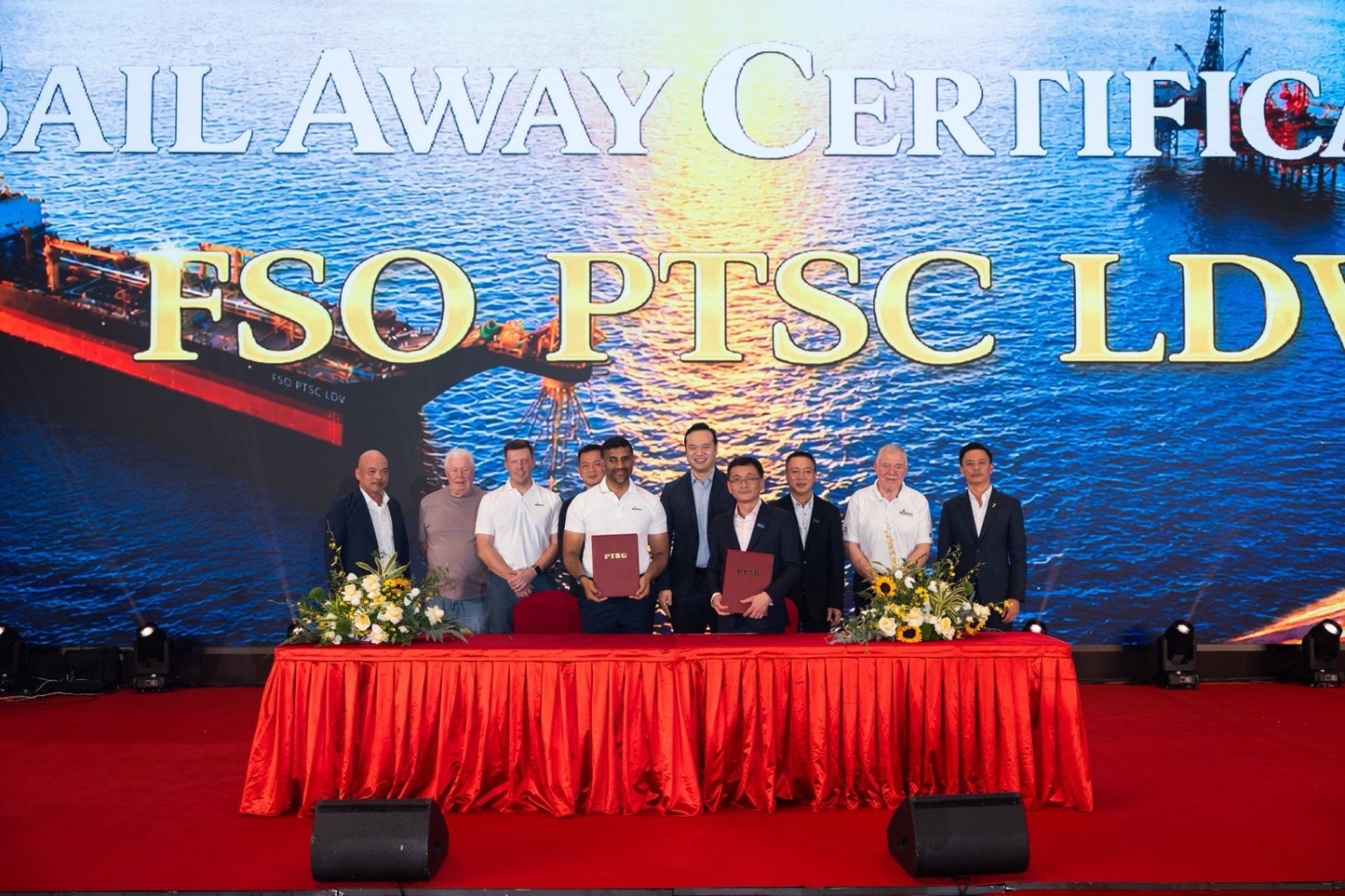 Liên doanh PTSC AP và MCB ký chứng chỉ Ready to Sail-away đối với Dự án FSO PTSC Lạc Đà Vàng.
