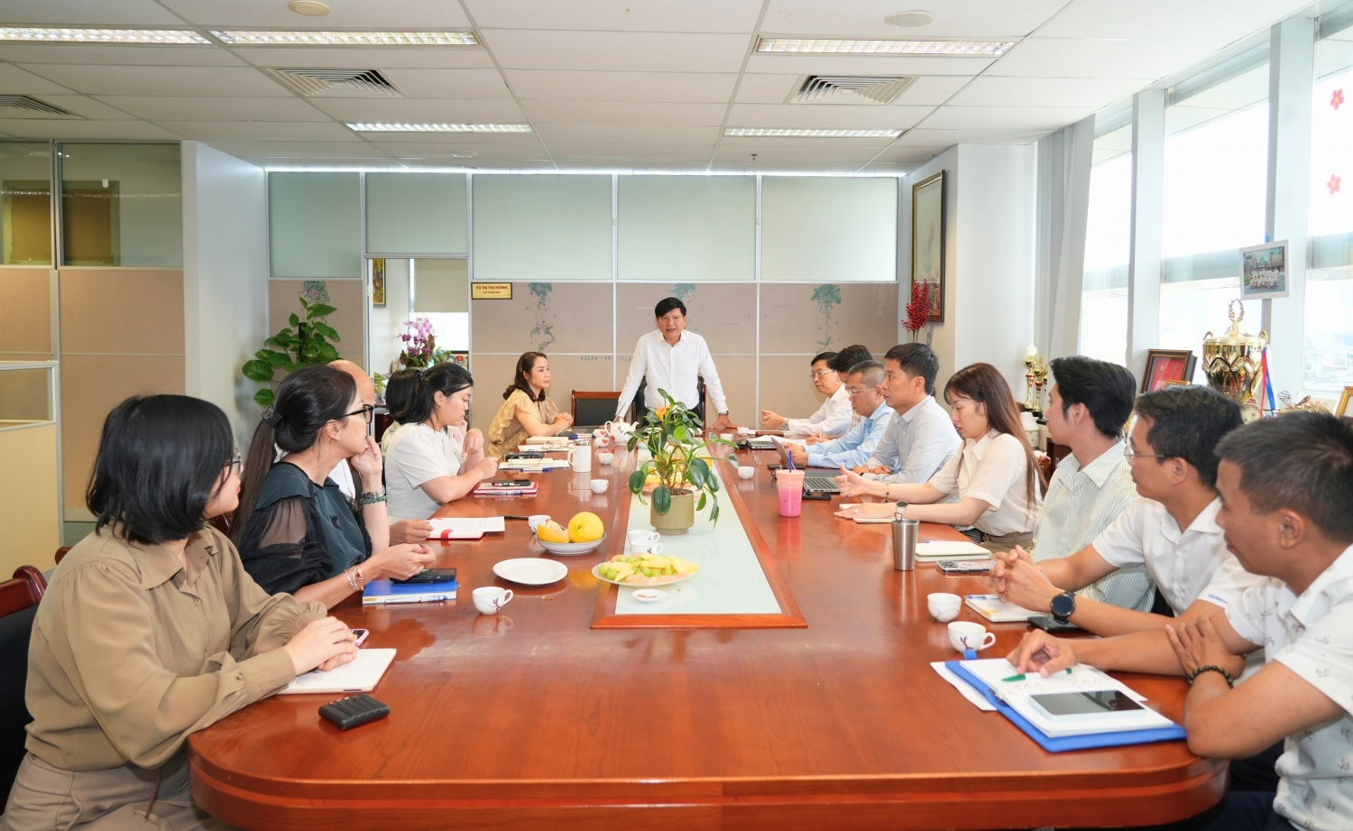 Buổi sinh hoạt chi bộ của Chi bộ Ban Tuyên giáo - Truyền thông.