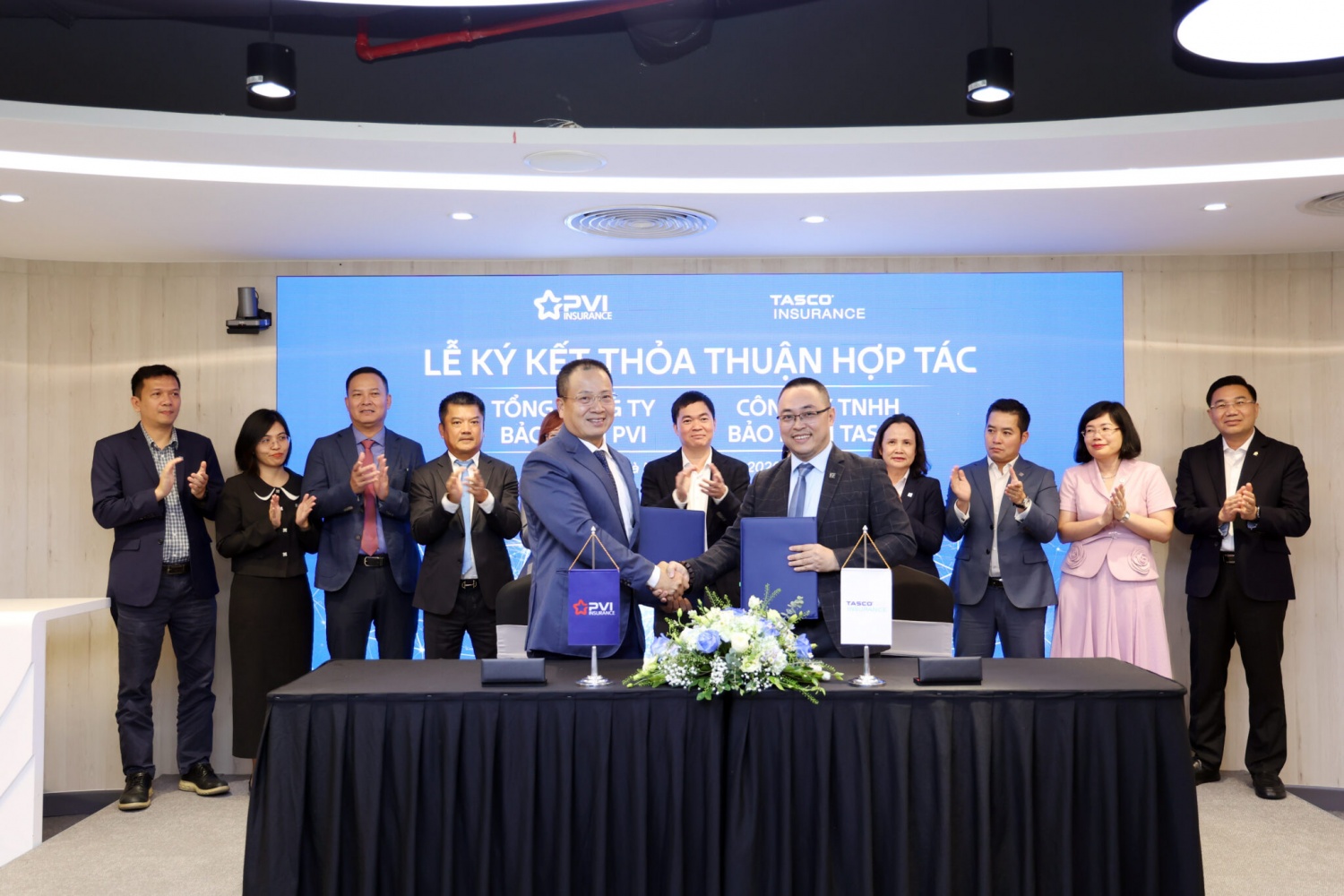 Lễ ký kết hợp tác giữa Bảo hiểm PVI với Tasco