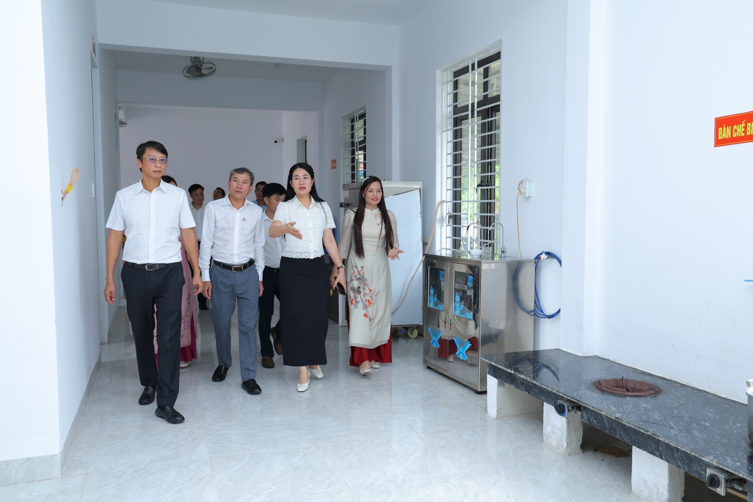 Lãnh đạo tỉnh Hà Tĩnh, PETROVIETNAM và PVEP kiểm tra cơ sở vật chất tại Trường Mầm non Thượng Đức