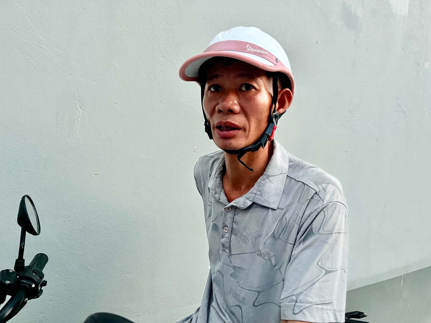 Anh Lò Văn Trường, phụ huynh em Lò Văn Hải, học sinh lớp 4A1: 