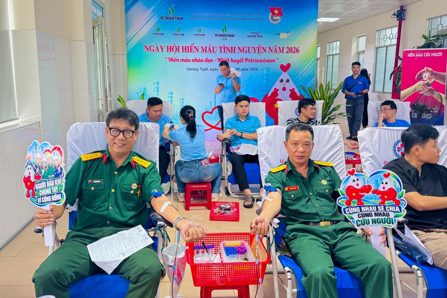 Hội viên Hội Cựu Chiến binh BSR tích cực hưởng ứng hoạt động ý nghĩa, lan tỏa tinh thần sẻ chia vì cộng đồng.