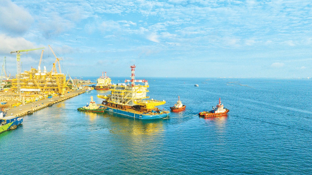 Các trạm biến áp của Baltica 2 trên hải trình đến châu Âu