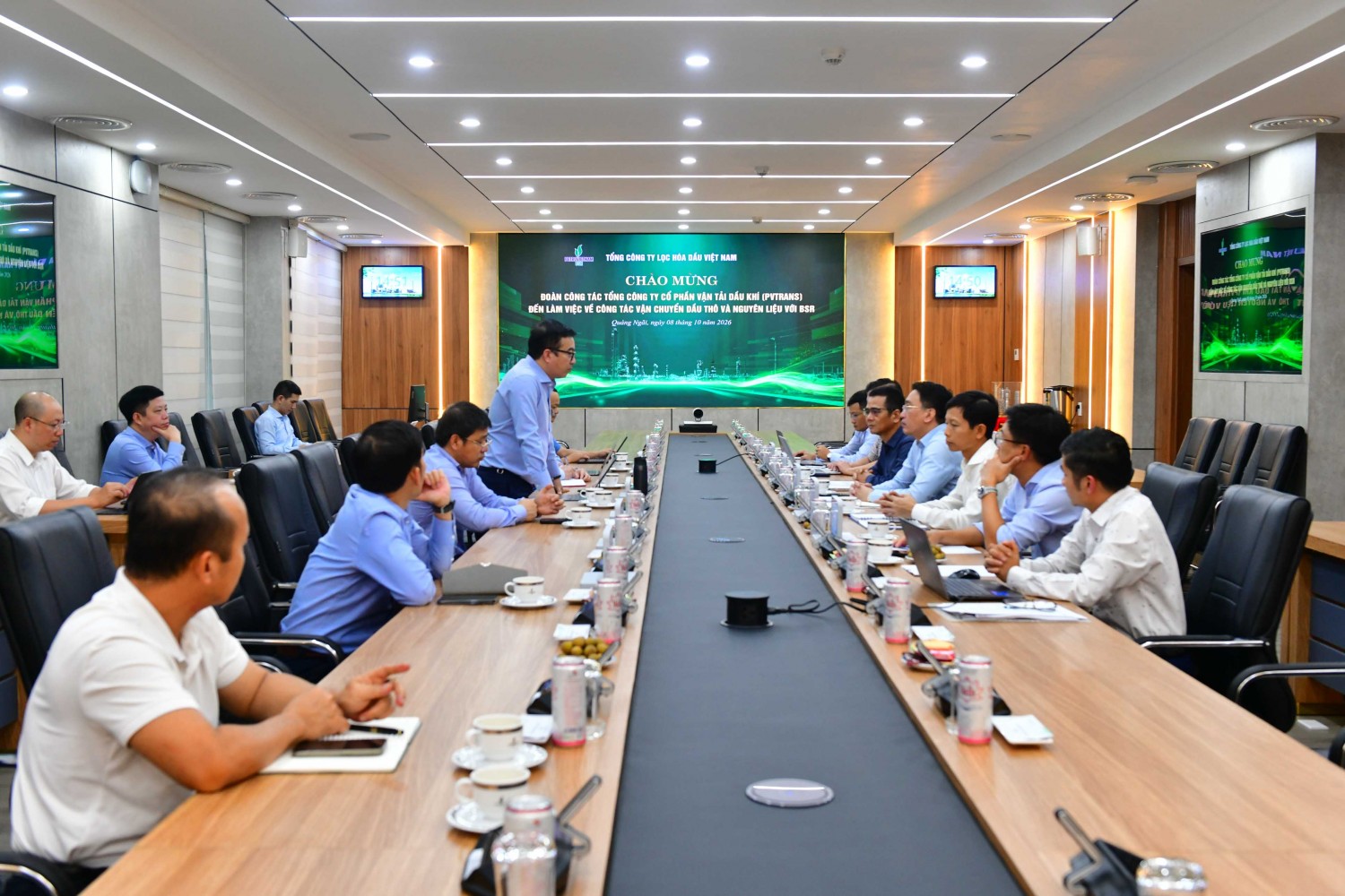Tổng Giám đốc BSR Nguyễn Việt Thắng nhấn mạnh định hướng tăng cường hợp tác trong vận chuyển dầu thô và phát triển các lĩnh vực logistics mới.