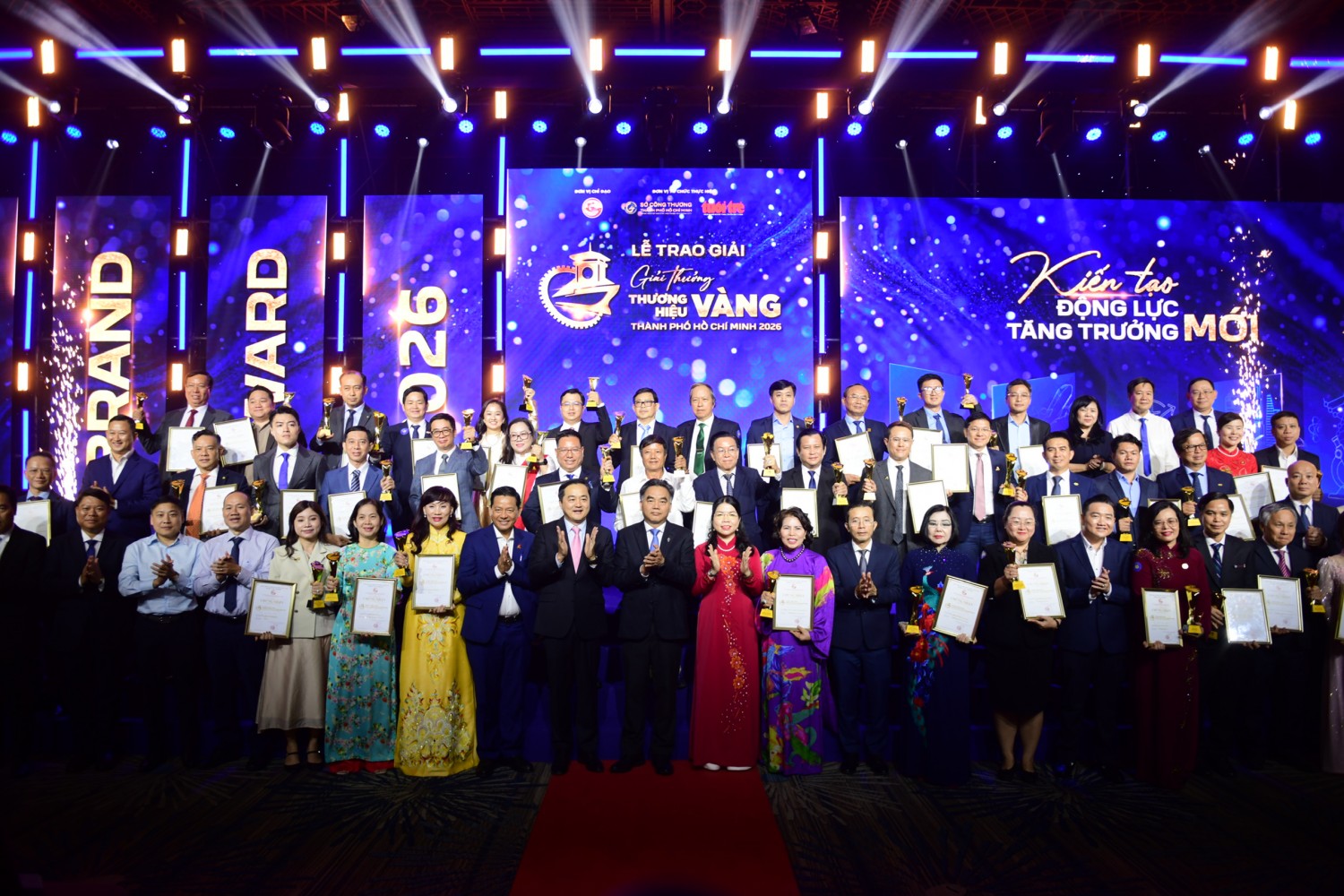 PTSC được vinh danh tại Lễ trao Giải thưởng Thương hiệu Vàng TP HCM lần thứ 6 năm 2026.