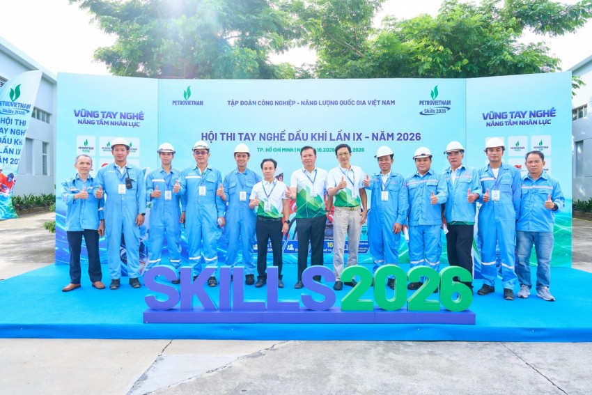 Thí sinh thể hiện quyết tâm chinh phục các phần thi.