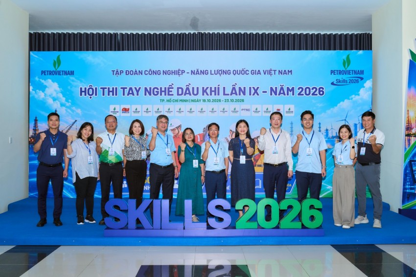 Ban Tổ chức thể hiện quyết tâm tổ chức thành công Hội thi Tay nghề Dầu khí lần thứ IX năm 2026.