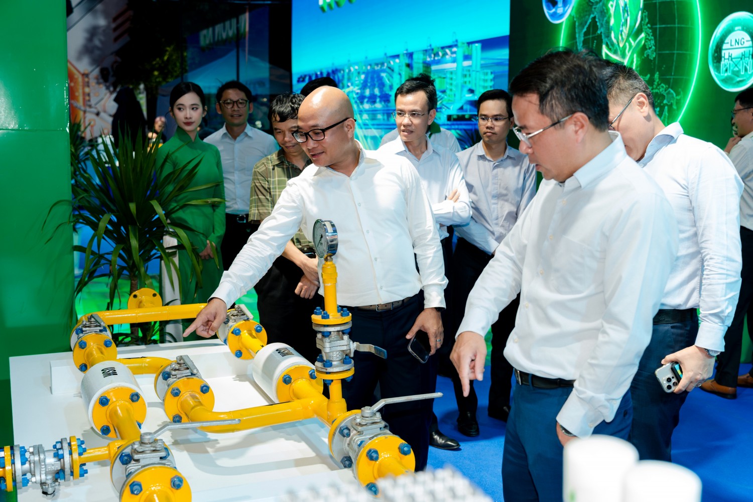 Các mô hình sản phẩm, thiết bị và hạ tầng công nghiệp khí được giới thiệu tại gian hàng triển lãm PV GAS.