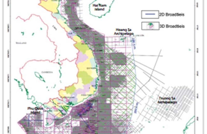 NEW INSIGHT OF BROADSEIS DATA ACQUIRED IN SOME BLOCKS OFFSHORE SOUTHERN VIETNAM