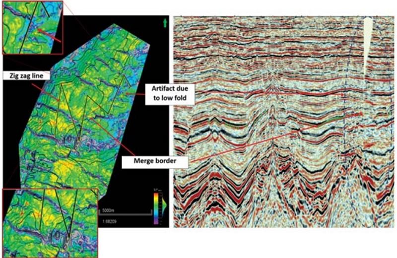Merging of 3D seismic data