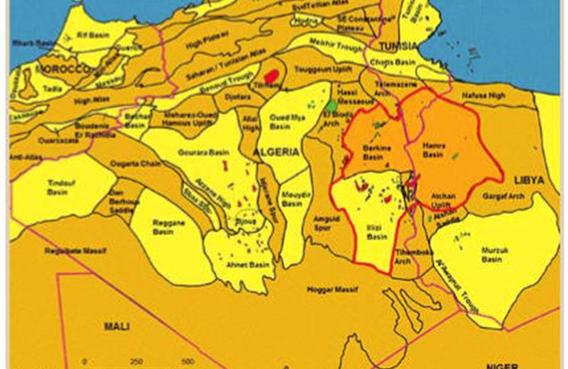 Đặc điểm hệ thống dầu khí Paleozoic và mỏ Bir Seba – Mom, Algeria