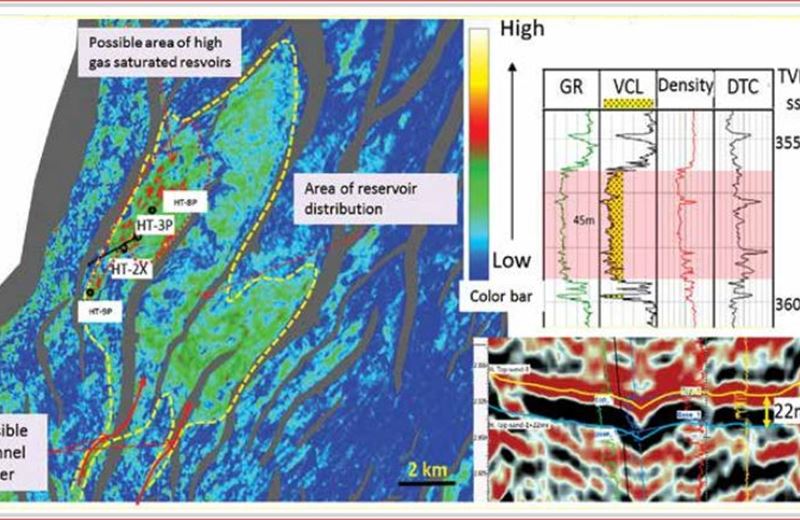 Combining low frequency spectral decomposition and post-stack seismic inversion to identify Middle Miocene gas bearing sands at Hai Thach field