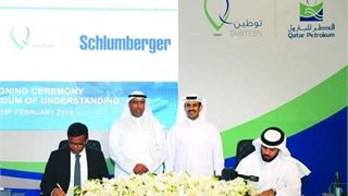 Qatar Petroleum và Schlumberger ký Biên bản ghi nhớ hợp tác trong chương trình Tawteen