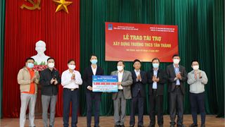 PVEP trao tài trợ xây dựng trường học tại Ninh Bình