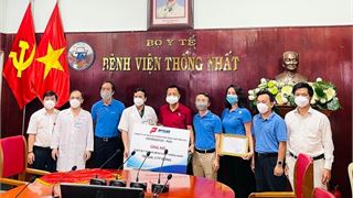 PETROSETCO – PSD ủng hộ trang thiết bị y tế cho Bệnh viện Thống Nhất