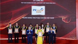 PVcomBank tăng 16 bậc trong Bảng xếp hạng VNR500
