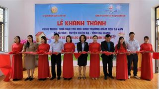 BSR khánh thành công trình nhà bán trú học sinh Trường Mầm non Tả Ván (Hà Giang)