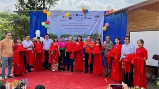Ban Khai thác Dầu khí Tập đoàn cùng các đơn vị khánh thành công trình trường mầm non tại tỉnh Điện Biên