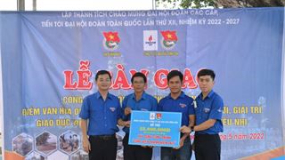Đoàn Thanh niên BSR tài trợ công trình “Công viên Thanh niên 26/3” cho xã Bình Hải, huyện Bình Sơn, tỉnh Quảng Ngãi