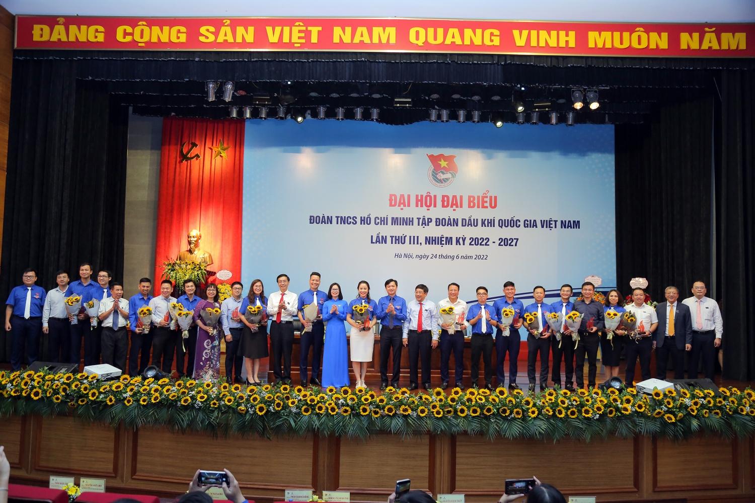Tổ chức thành công Đại hội đại biểu Đoàn Tập đoàn lần thứ III, nhiệm kỳ 2022-2027 Tổ chức thành công Đại hội đại biểu Đoàn Tập đoàn lần thứ III, nhiệm kỳ 2022-2027