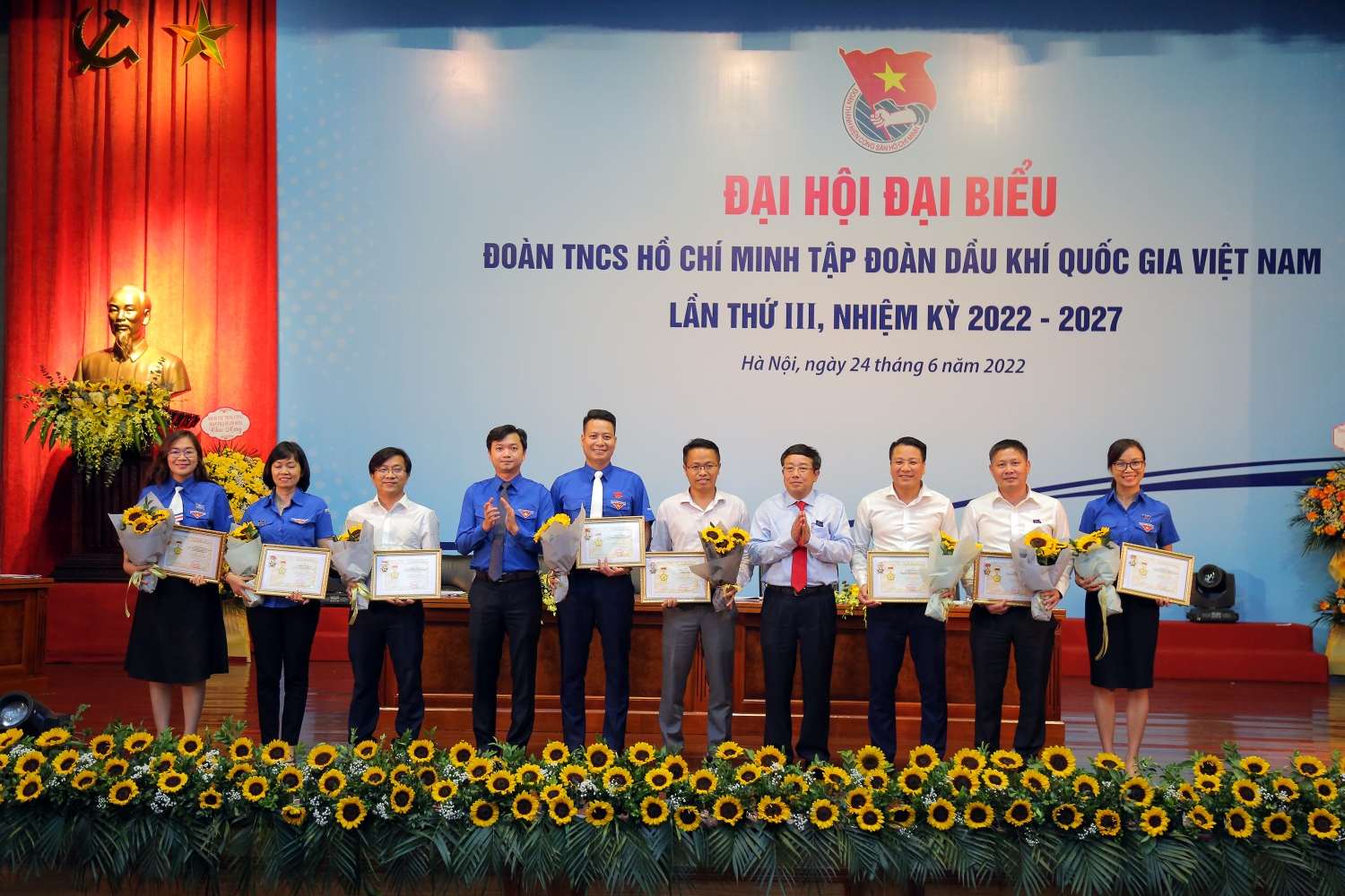 Tổ chức thành công Đại hội đại biểu Đoàn Tập đoàn lần thứ III, nhiệm kỳ 2022-2027 Tổ chức thành công Đại hội đại biểu Đoàn Tập đoàn lần thứ III, nhiệm kỳ 2022-2027