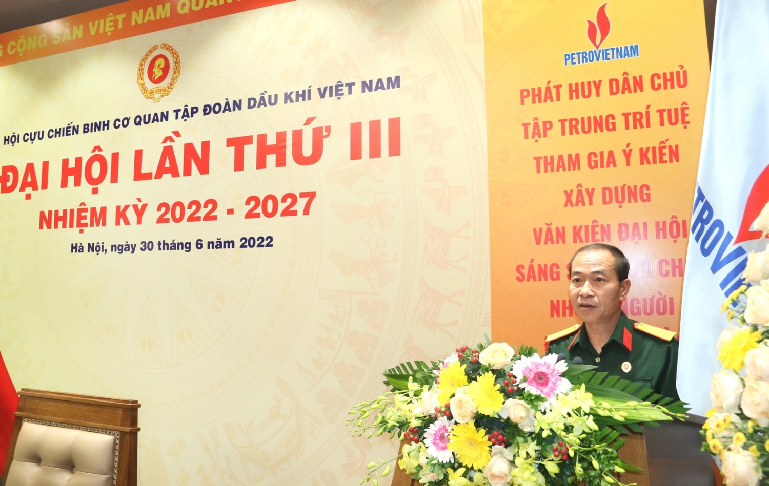 Đại hội đại biểu Hội CCB Cơ quan Tập đoàn lần III, nhiệm kỳ 2022-2027 thành công tốt đẹp