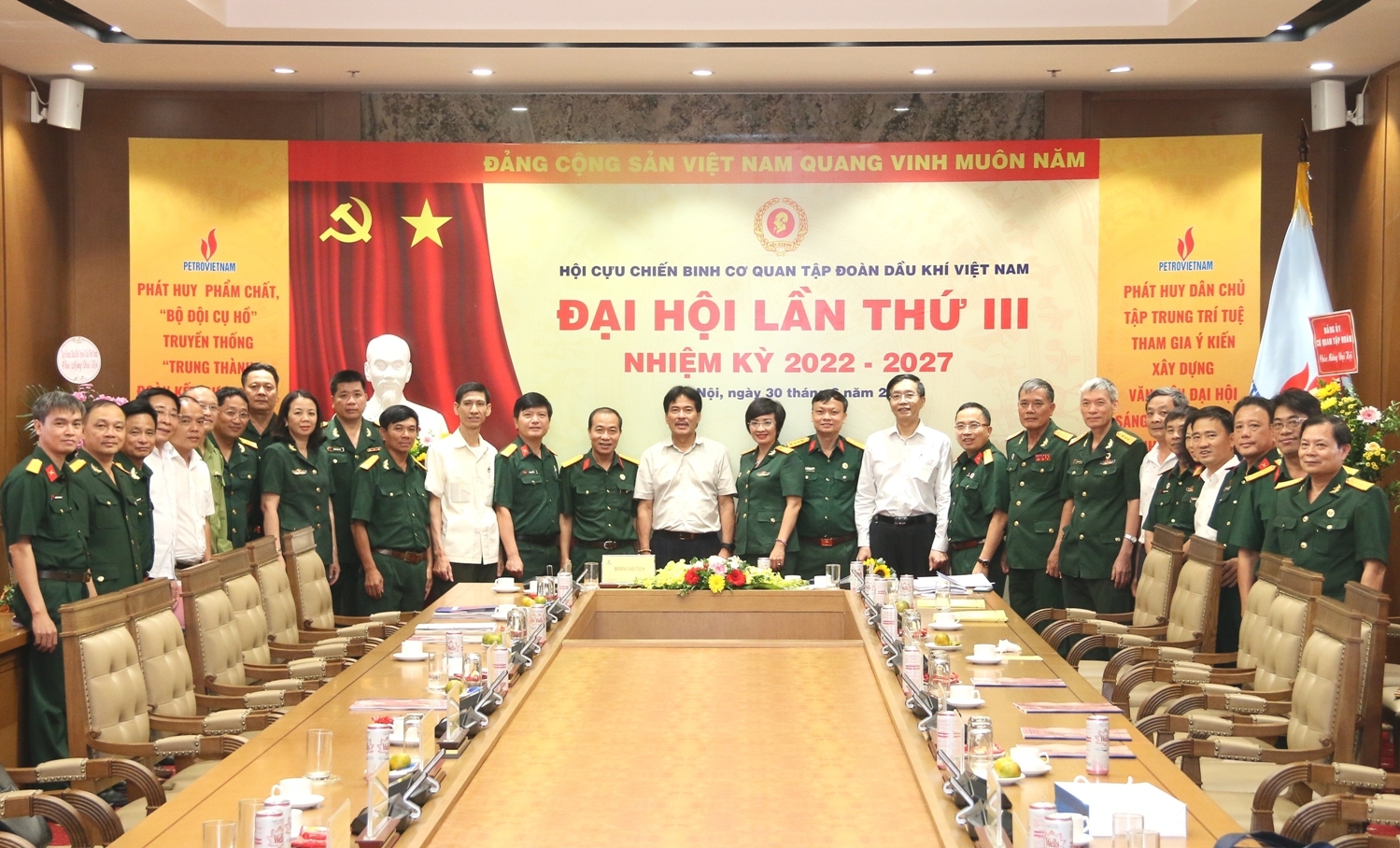 Đại hội đại biểu Hội CCB Cơ quan Tập đoàn lần III, nhiệm kỳ 2022-2027 thành công tốt đẹp