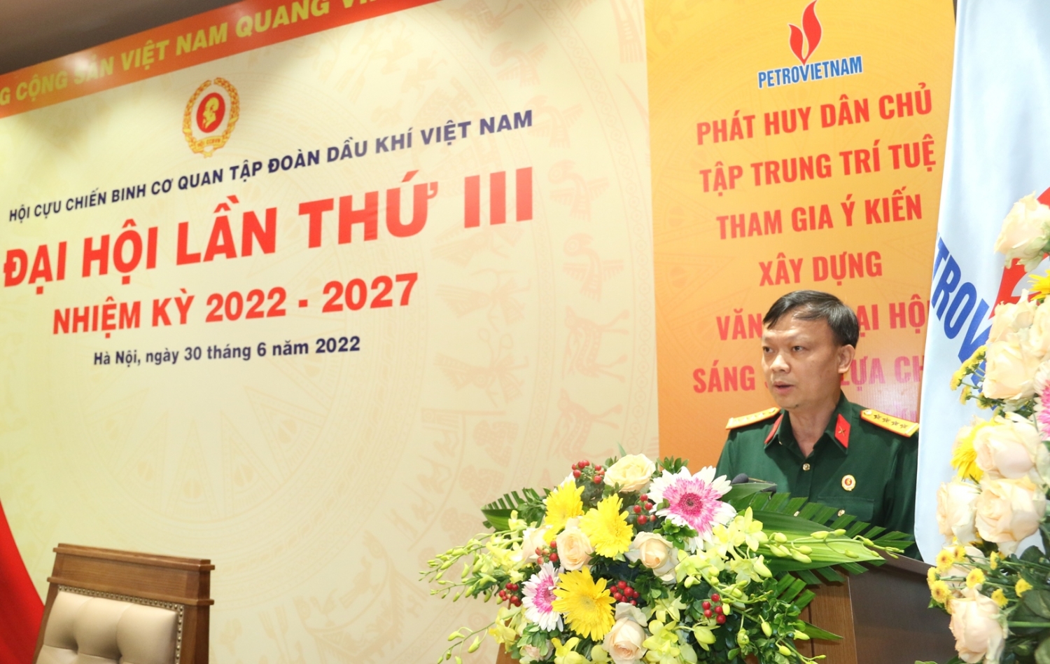 Đại hội đại biểu Hội CCB Cơ quan Tập đoàn lần III, nhiệm kỳ 2022-2027 thành công tốt đẹp