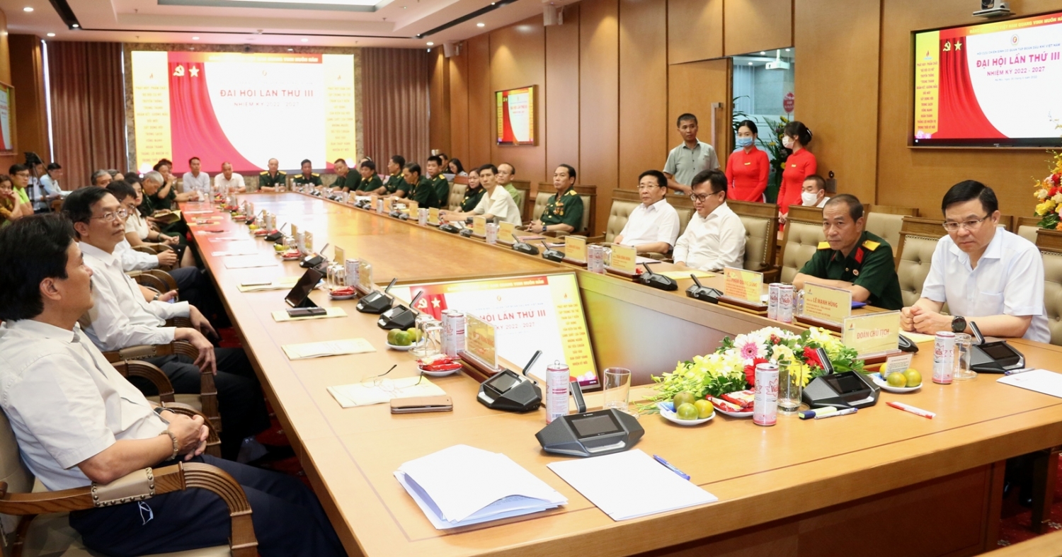 Đại hội đại biểu Hội CCB Cơ quan Tập đoàn lần III, nhiệm kỳ 2022-2027 thành công tốt đẹp Đại hội đại biểu Hội CCB Cơ quan Tập đoàn lần III, nhiệm kỳ 2022-2027 thành công tốt đẹp