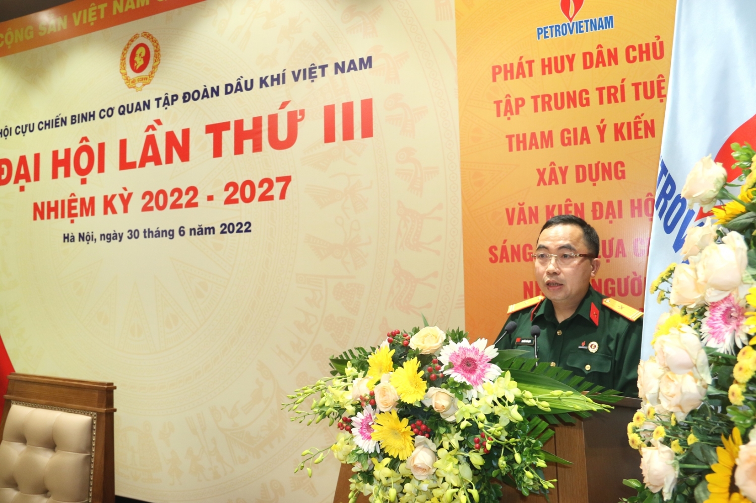 Đại hội đại biểu Hội CCB Cơ quan Tập đoàn lần III, nhiệm kỳ 2022-2027 thành công tốt đẹp