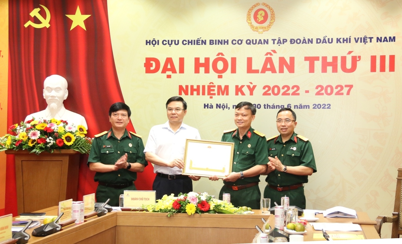 Đại hội đại biểu Hội CCB Cơ quan Tập đoàn lần III, nhiệm kỳ 2022-2027 thành công tốt đẹp